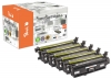 Peach Combi Pack Plus, compatibile con  HP No. 650A, CE270A*2, CE271A, CE272A, CE273A