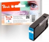 Cartucho de tinta de Peach cian compatible con  Canon PGI-1500XLC, 9193B001