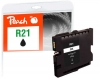 Peach Ink Cartridge black compatible with  Ricoh GC21K, 405532