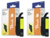 318747 - Cartuccia d'inchiostro Peach giallo doppio pacchetto, compatibile con T0334Y*2, C13T03344010 Epson